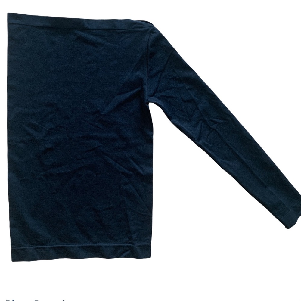 Helmut Lang one shoulder Jersey long sleeve top XS